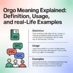 orgo meaning