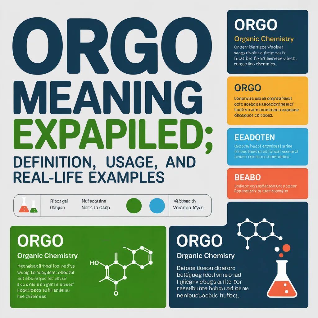 orgo meaning