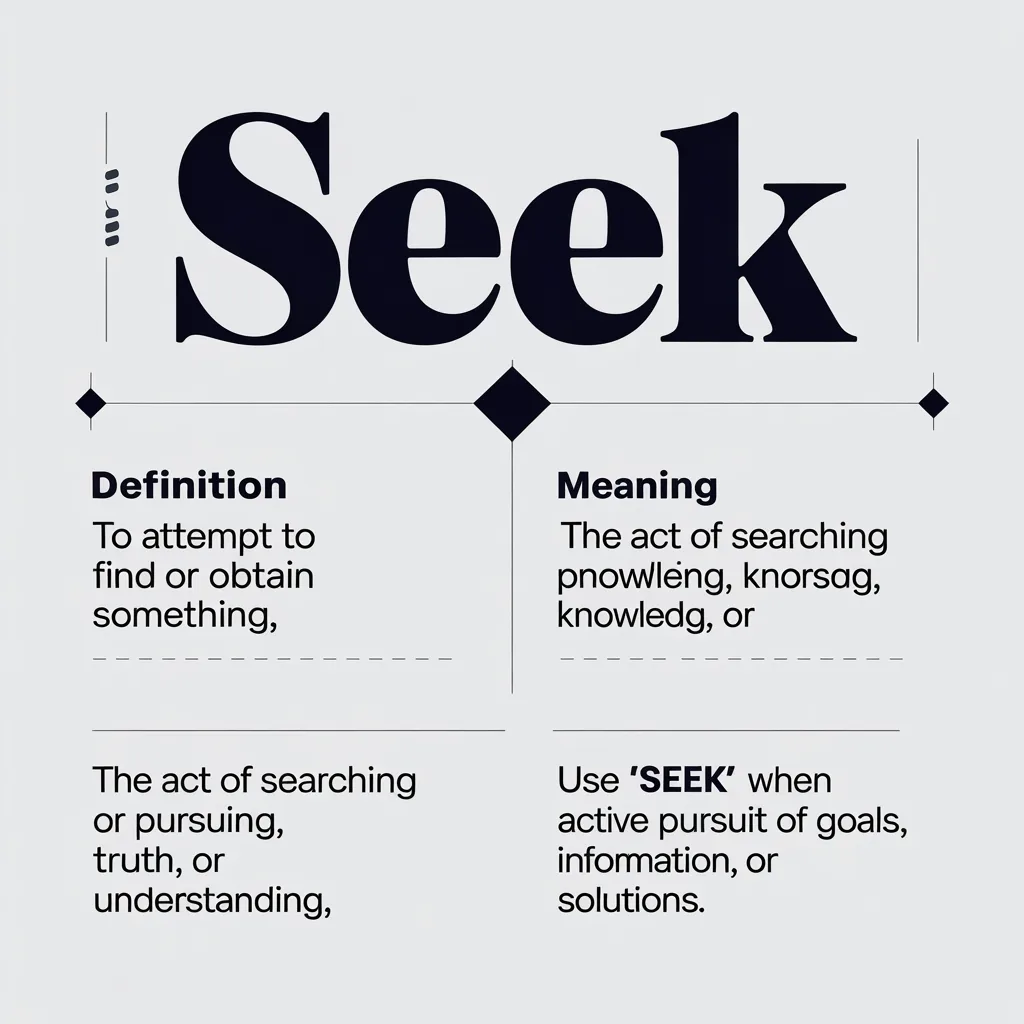 seek