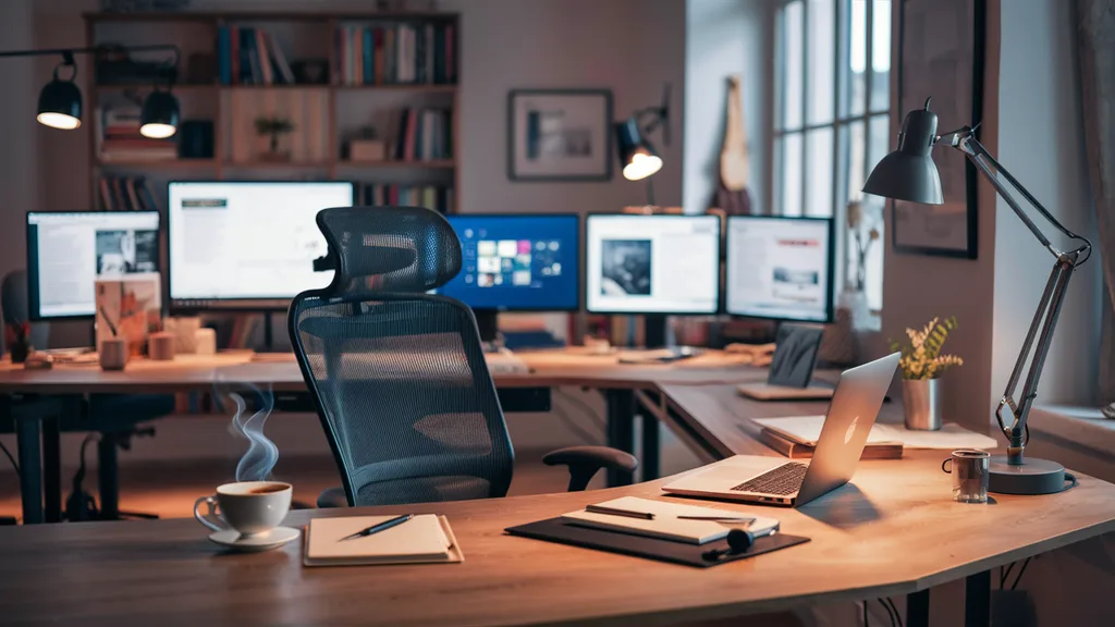 remote work setup